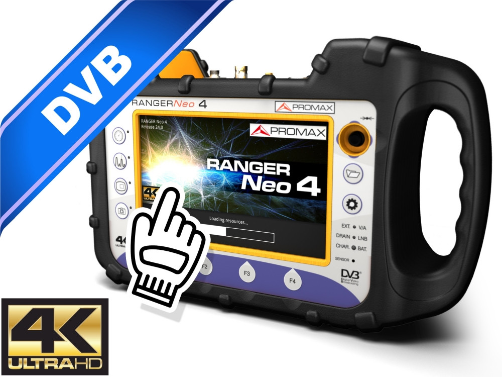 Promax Ranger Neo 4 Touch Screen Field Strength Meter and TV Analyser