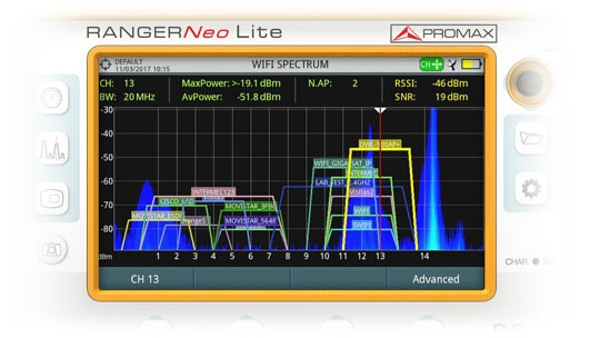Promax Ranger Neo Lite Multi-Function Touch Screen Signal Analyser