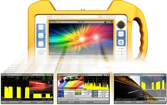 Promax Ranger Neo 3 Touch Screen Field Strength Meter and TV Analyser