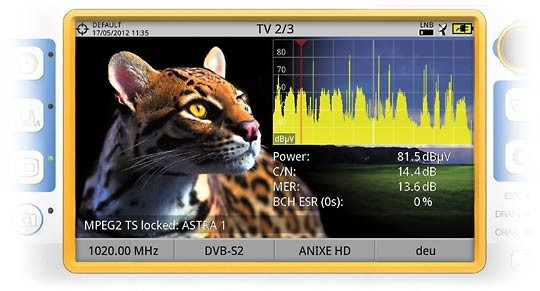 Promax Ranger Neo 3 Touch Screen Field Strength Meter and TV Analyser