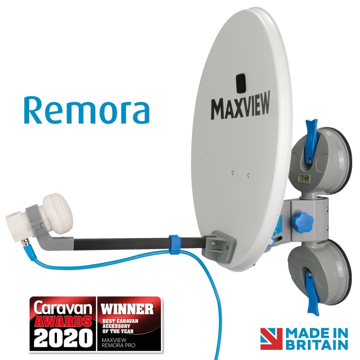 Remora Pro Portable Suction Mounted Satellite Antenna