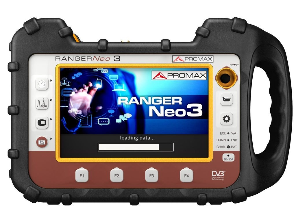 Promax Ranger Neo 3 Touch Screen Field Strength Meter and TV Analyser