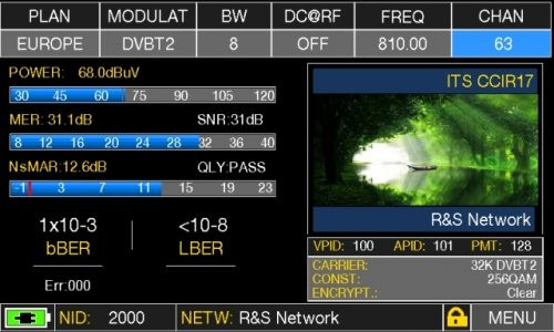 Rover TAB 5 ULTRA Wideband inc FIBRE Option Touch Screen Signal Analyser