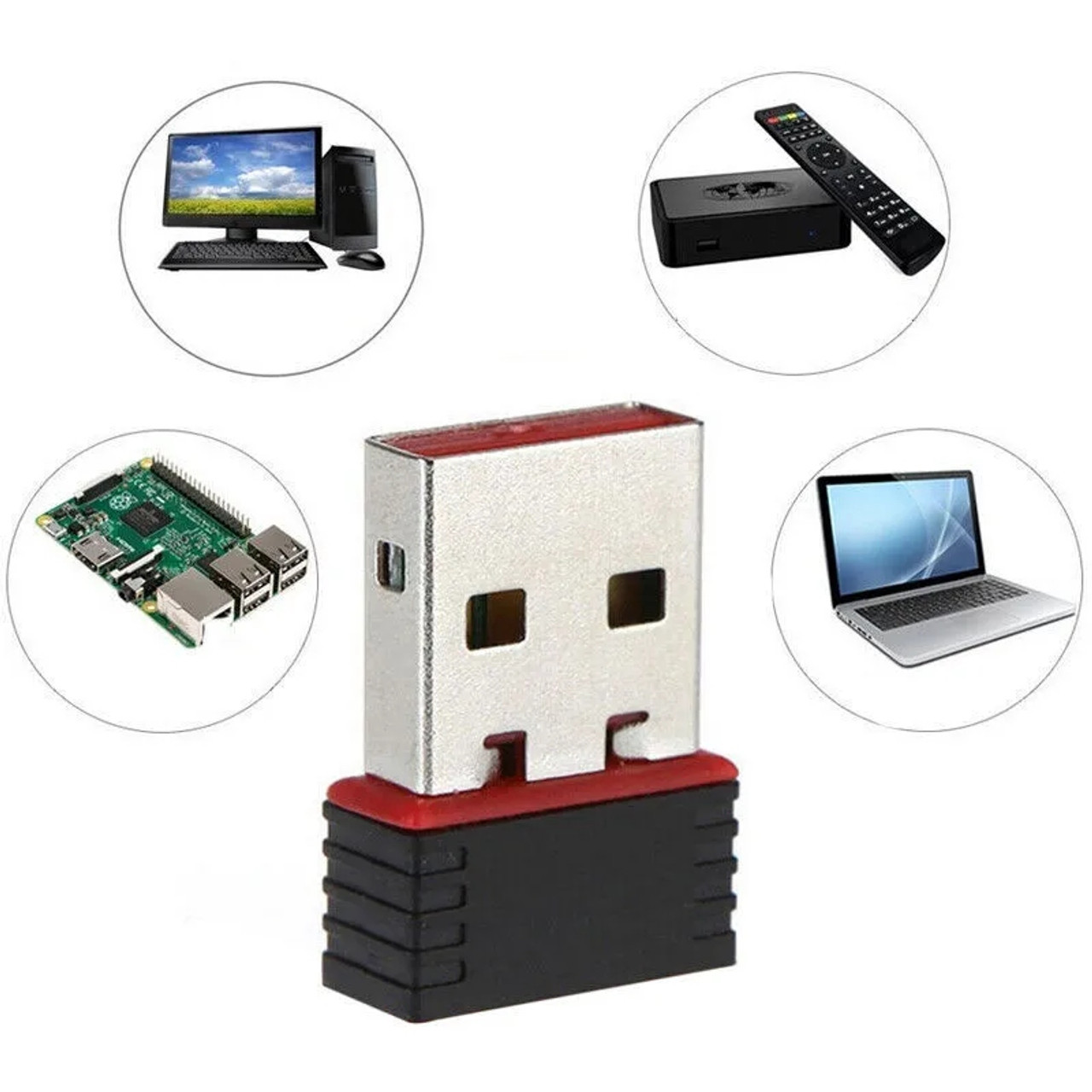 USB WiFi Dongle Short Range Fast 150Mbps Ralink Chipset RT5370
