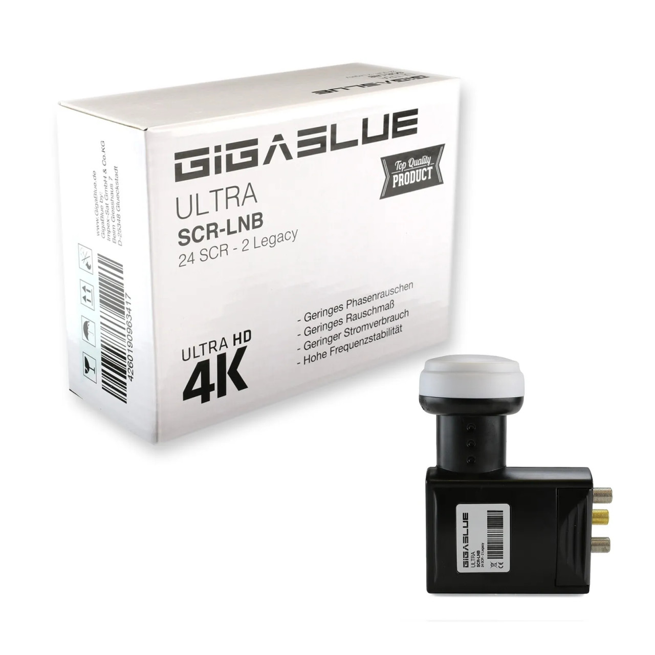 Gigablue Ultra SCR-LNB Unicable 24 User with 2 Legacy Output 0.2dB