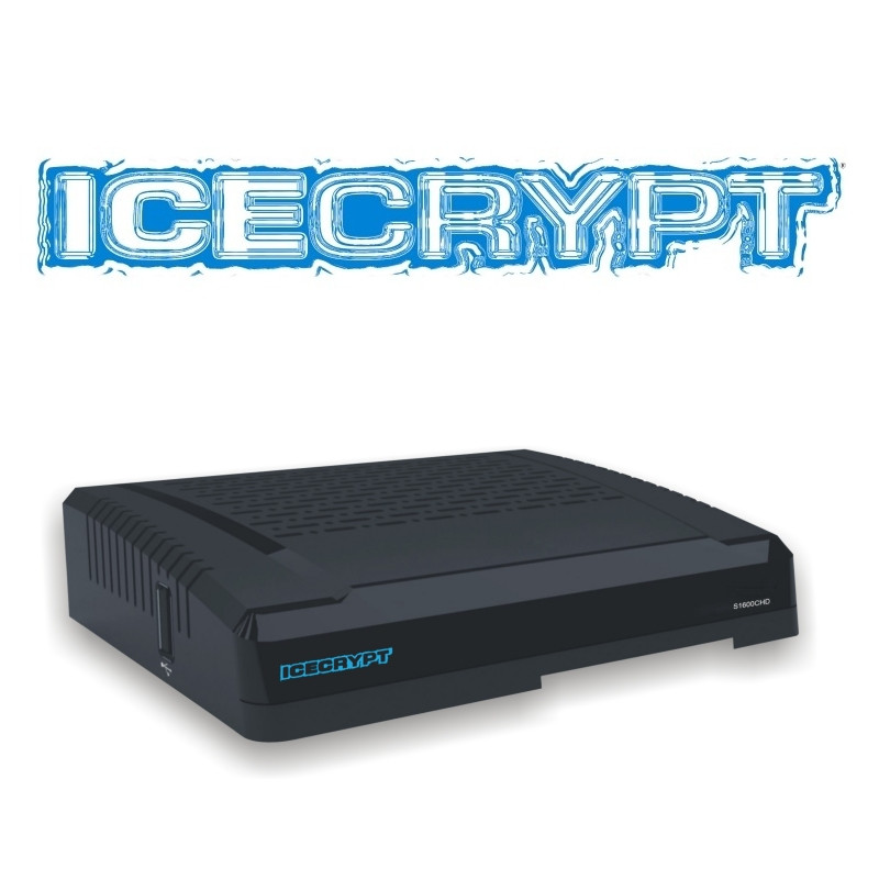 Icecrypt S1600CHD SE Digital Satellite Receiver PVR Ready