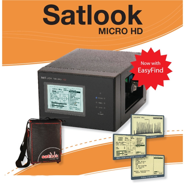 Emitor Satlook Micro HD Color Satellite Meter with Spectrum