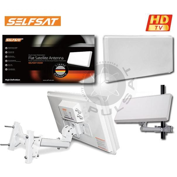 Selfsat Quad Output Flat Satellite Antenna H30D4