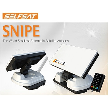 Selfsat Snipe Fully Automatic Flat Satellite Antenna