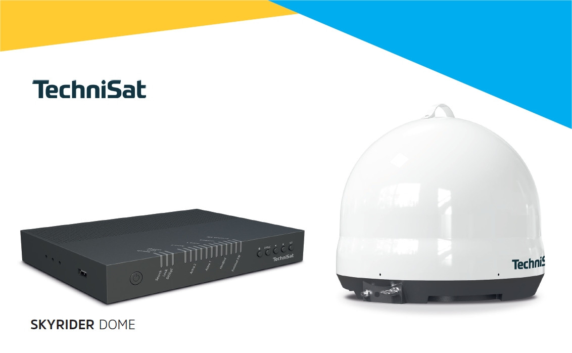 Technisat SKYRIDER DOME Single Automatic Portable Satellite Antenna