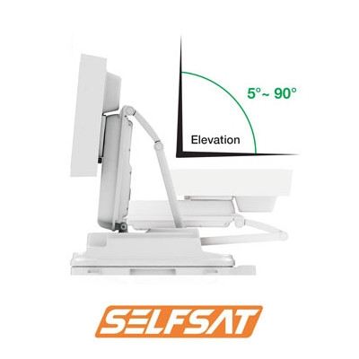 Selfsat Snipe Pro Max Fully Automatic Flat Satellite Antenna