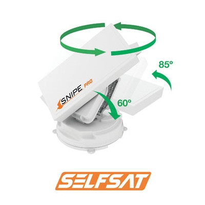 Selfsat Snipe Pro Max Fully Automatic Flat Satellite Antenna