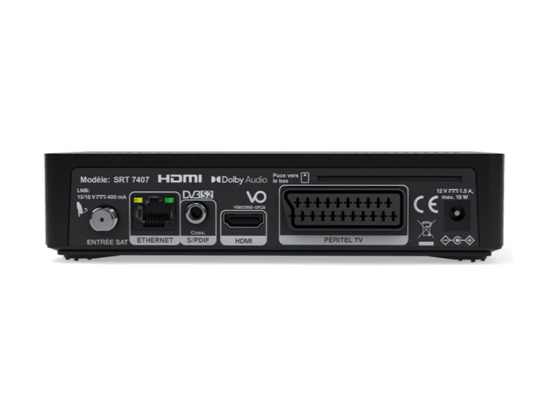 Fransat HD Strong SRT-7407 French Digital TV Receiver and Card