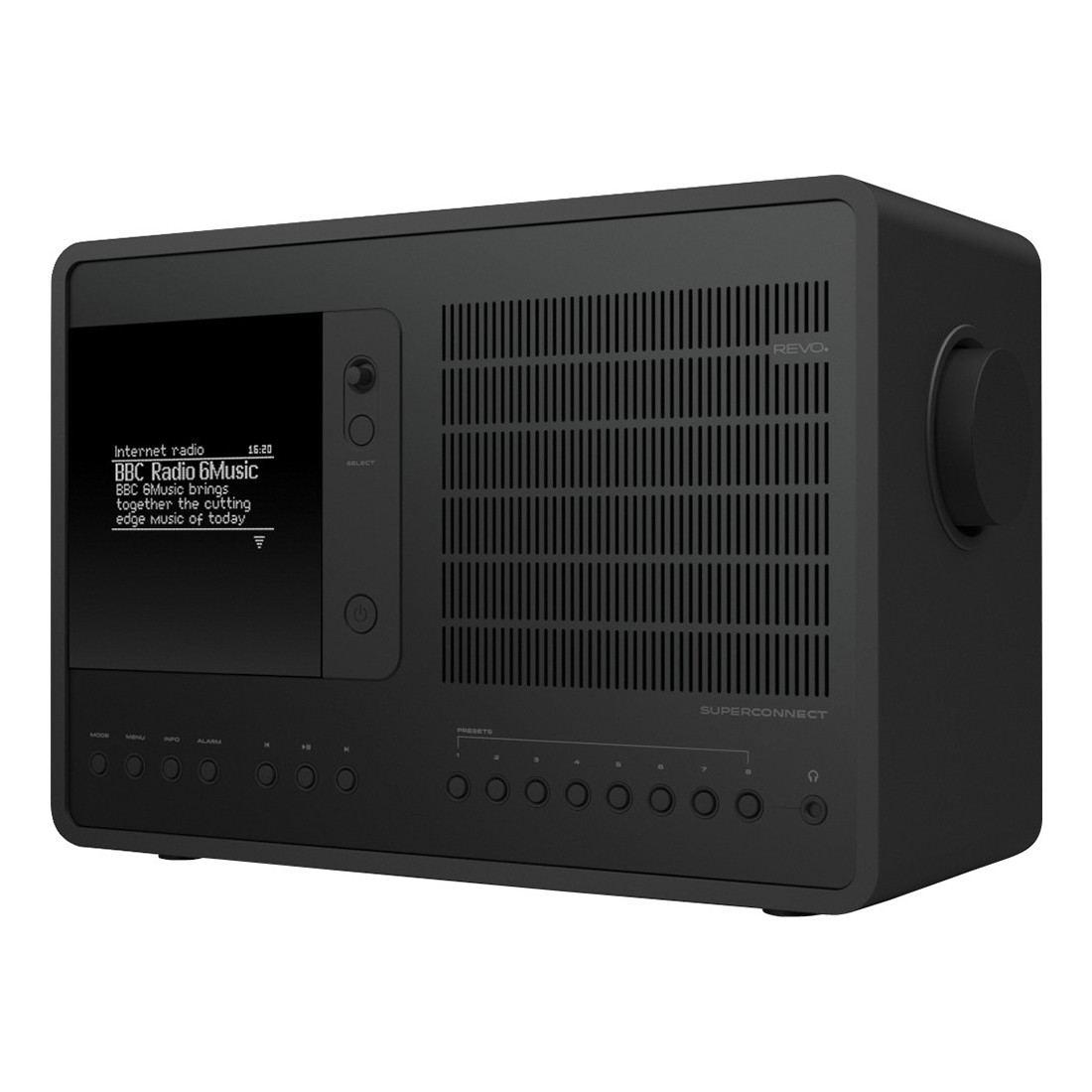 REVO SuperConnect DAB+ FM Radio with BT Spotify Shadow Edition