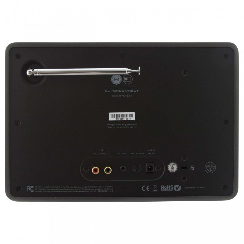 REVO SuperConnect DAB+ FM Radio with BT Spotify Shadow Edition