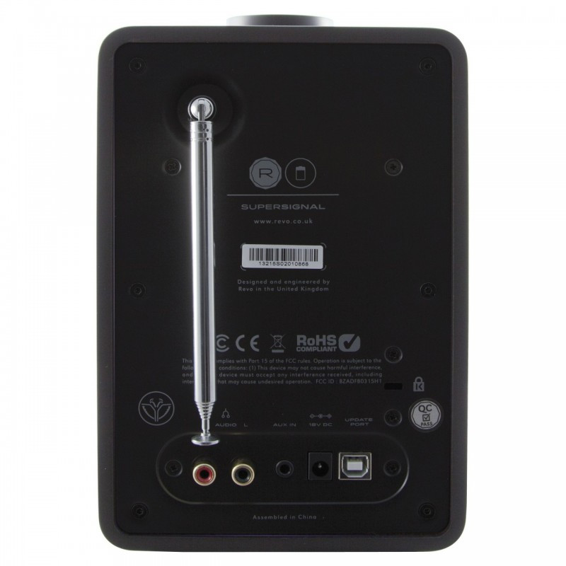 REVO SuperSignal DAB+ FM Radio with Bluetooth Shadow Edition
