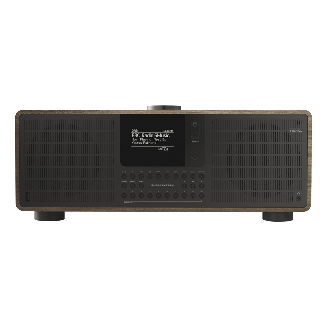REVO SuperSystem DAB+ FM Radio Bluetooth Internet USB Walnut/Black