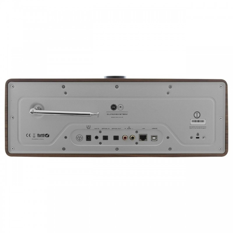 REVO SuperSystem DAB+ FM Radio Bluetooth Internet USB Walnut/Silver