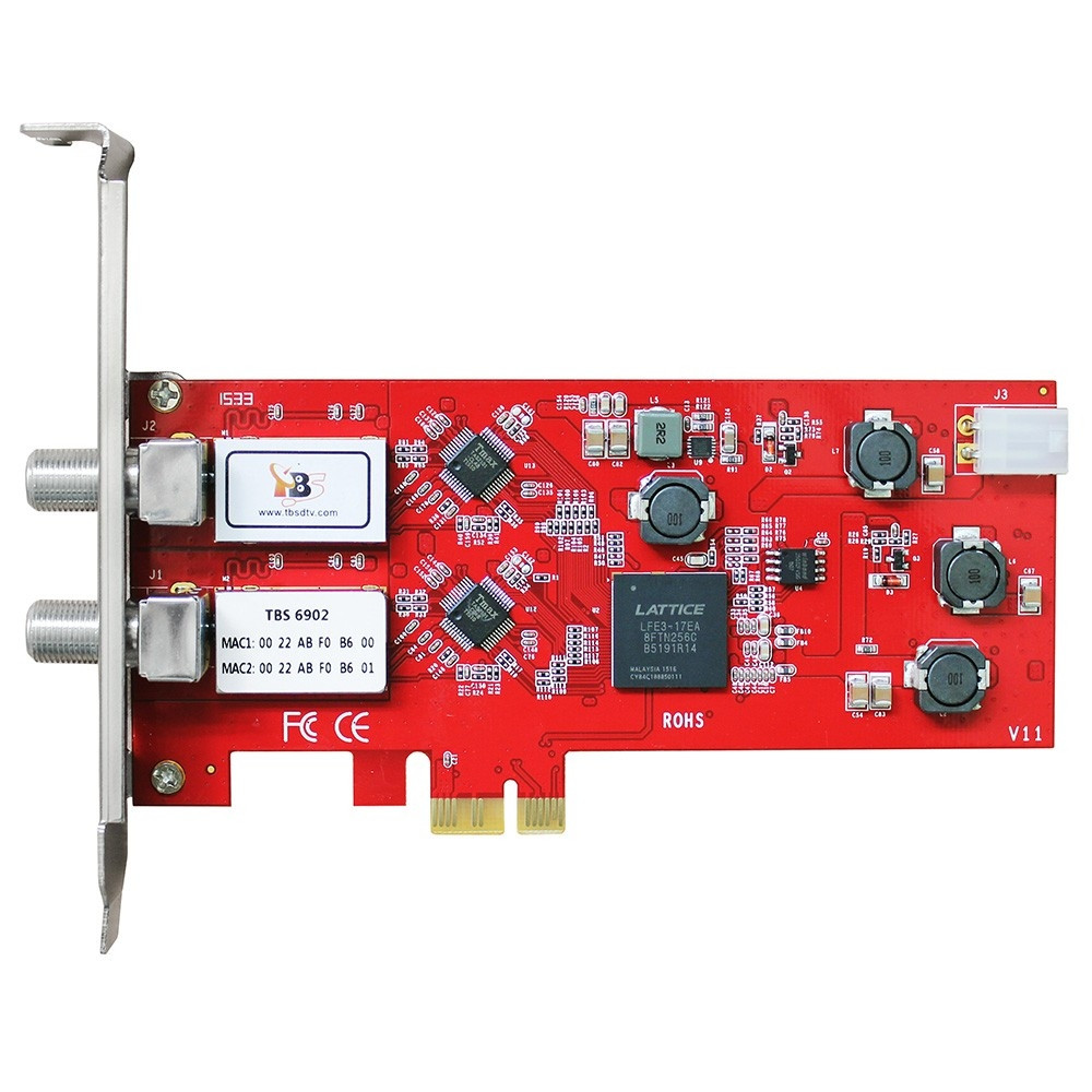 TBS6902 DVB-S2 Dual Tuner HD Satellite PCI Express Card