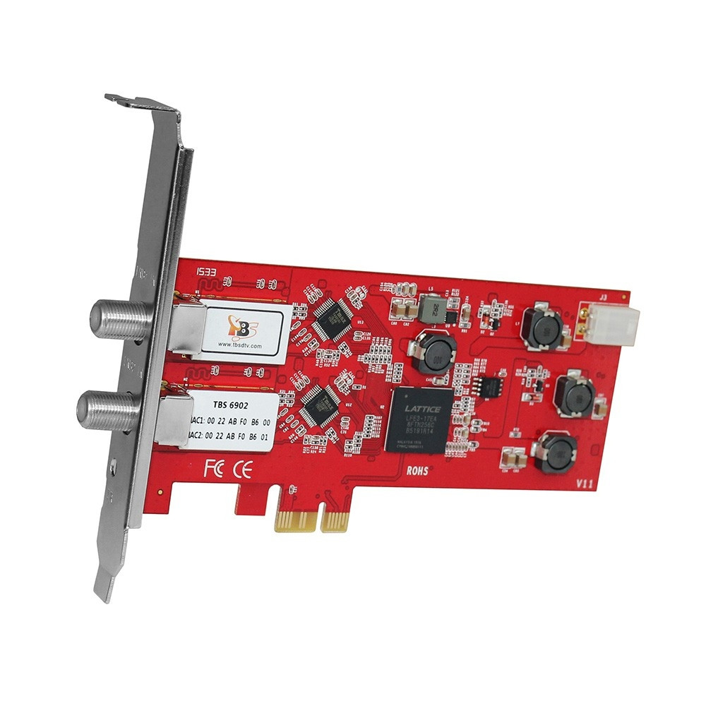 TBS6902 DVB-S2 Dual Tuner HD Satellite PCI Express Card