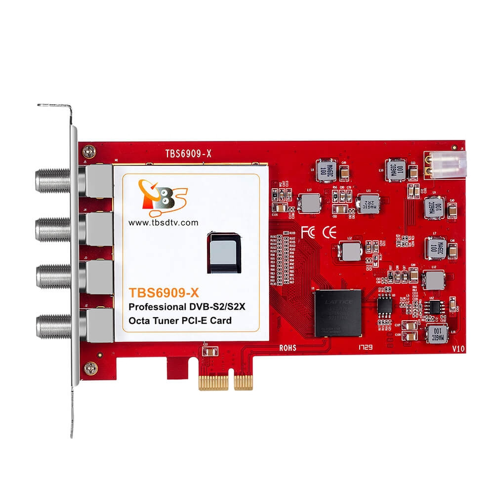 TBS6909X DVB-S2 Professional Octo Tuner HD Satellite PCIe Card