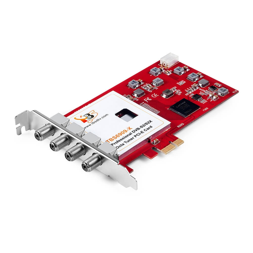 TBS6909X DVB-S2 Professional Octo Tuner HD Satellite PCIe Card