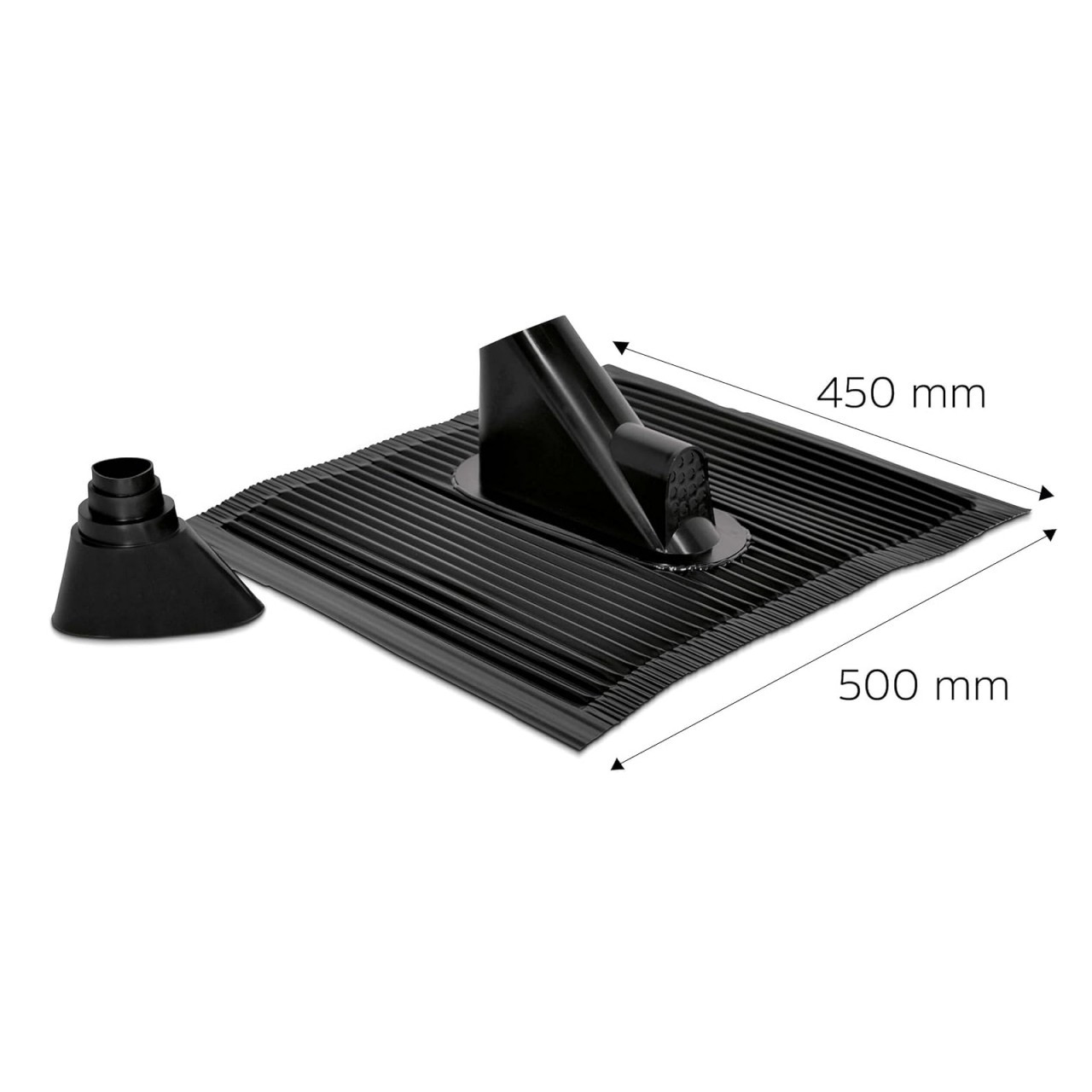 Technisat Aluminium Roof Tile for Antenna Mast Black