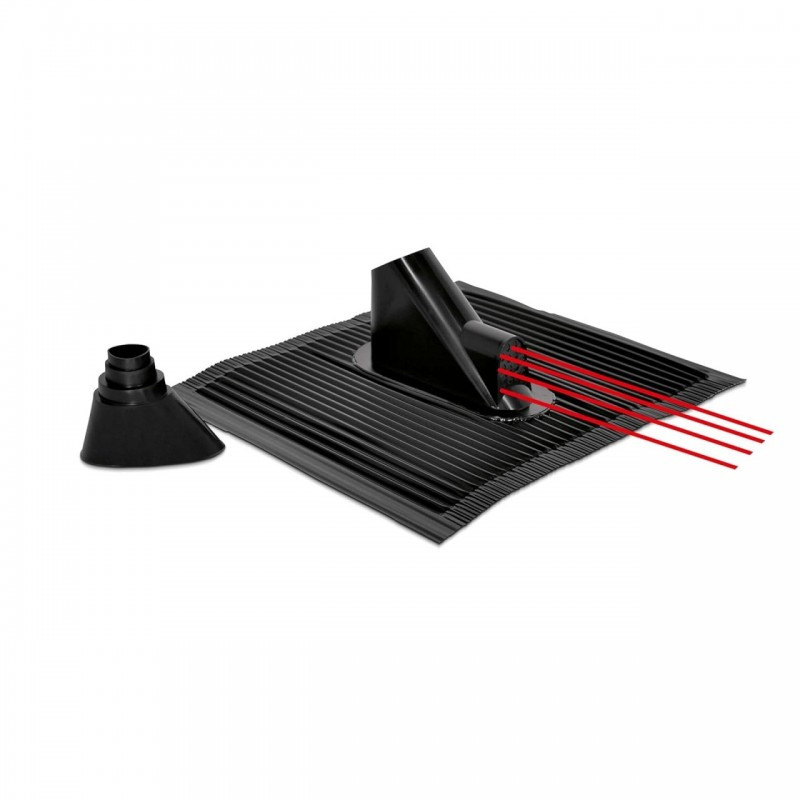 Technisat Aluminium Roof Tile for Antenna Mast Black