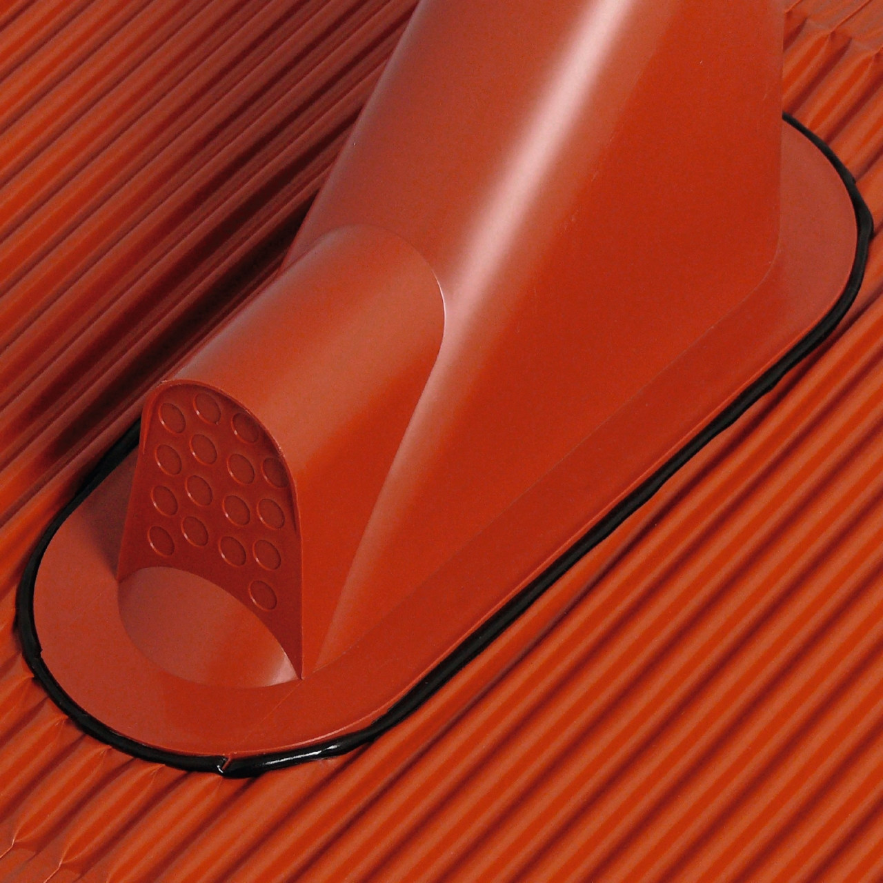 Technisat Aluminium Roof Tile for Antenna Mast Brick Red