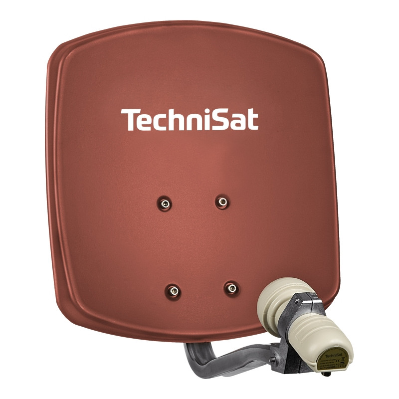 Technisat DIGIDISH 33 Aluminium Satellite Dish Kit Brick Red