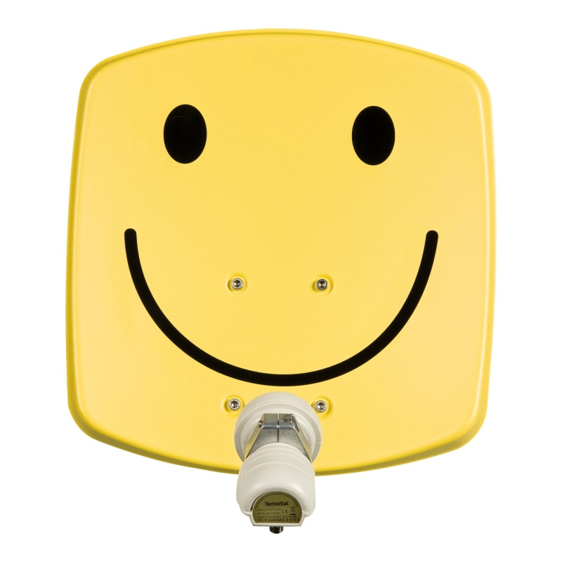 Technisat DIGIDISH 33 Aluminium Satellite Dish Kit Smiley Yellow