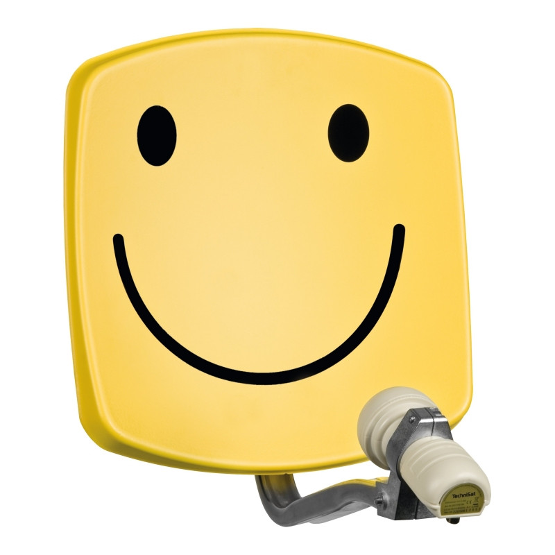 Technisat DIGIDISH 33 Aluminium Satellite Dish Kit Smiley Yellow