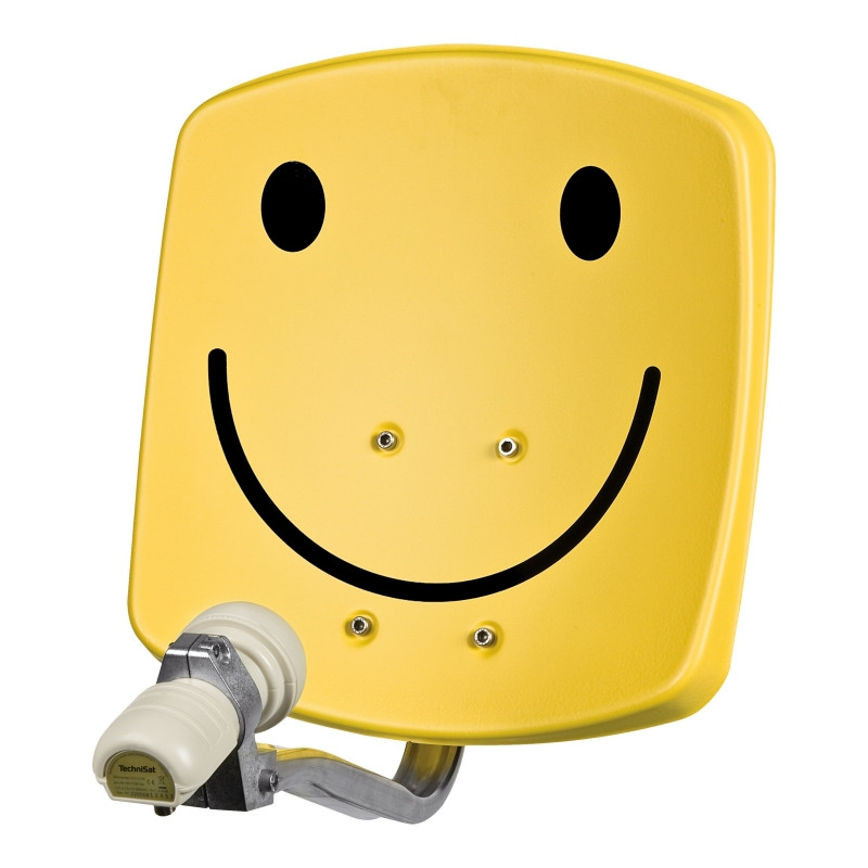 Technisat DIGIDISH 33 Aluminium Satellite Dish Kit Smiley Yellow