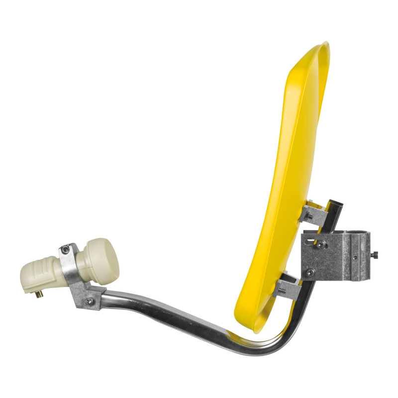 Technisat DIGIDISH 33 Aluminium Satellite Dish Kit Smiley Yellow