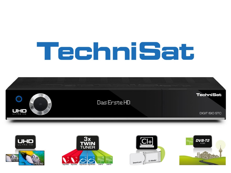 Technisat DIGIT ISIO STC+ 4K UHD German Version inc HD+ Smartcard