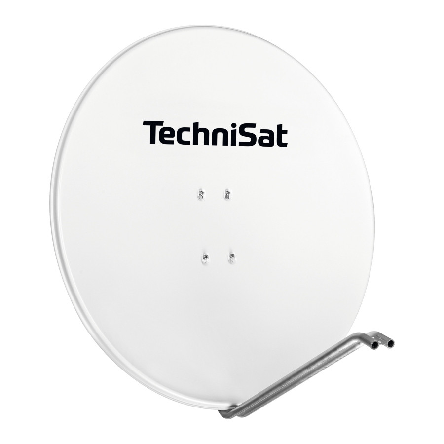 Technisat SATMAN 850 PLUS 85cm Aluminium Satellite Dish Polar White