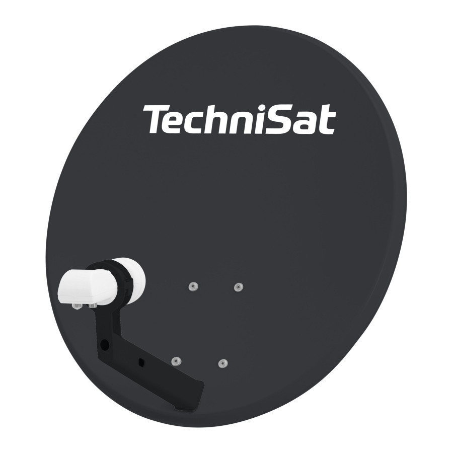 Technisat Technitenne 60cm Satellite Antenna Anthracite