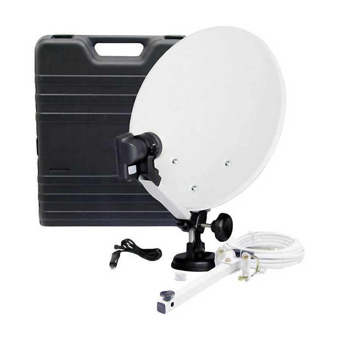 Telestar CampSat Go Portable Suction Mounted Satellite Antenna with Carry Case