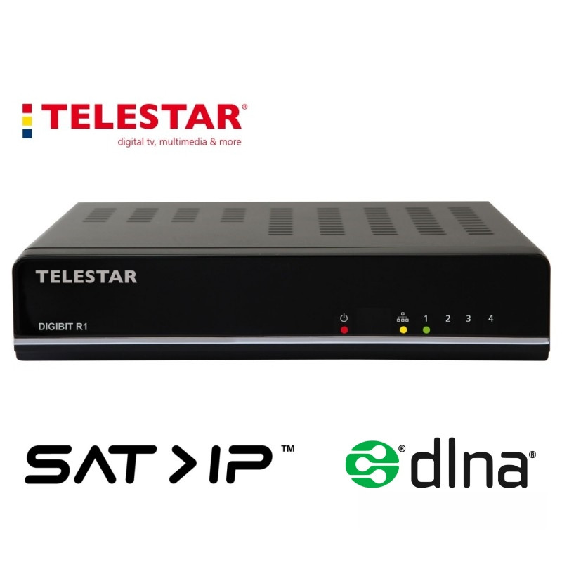 Telestar Digibit R1 Sat to IP Quad Input Home Server with DLNA