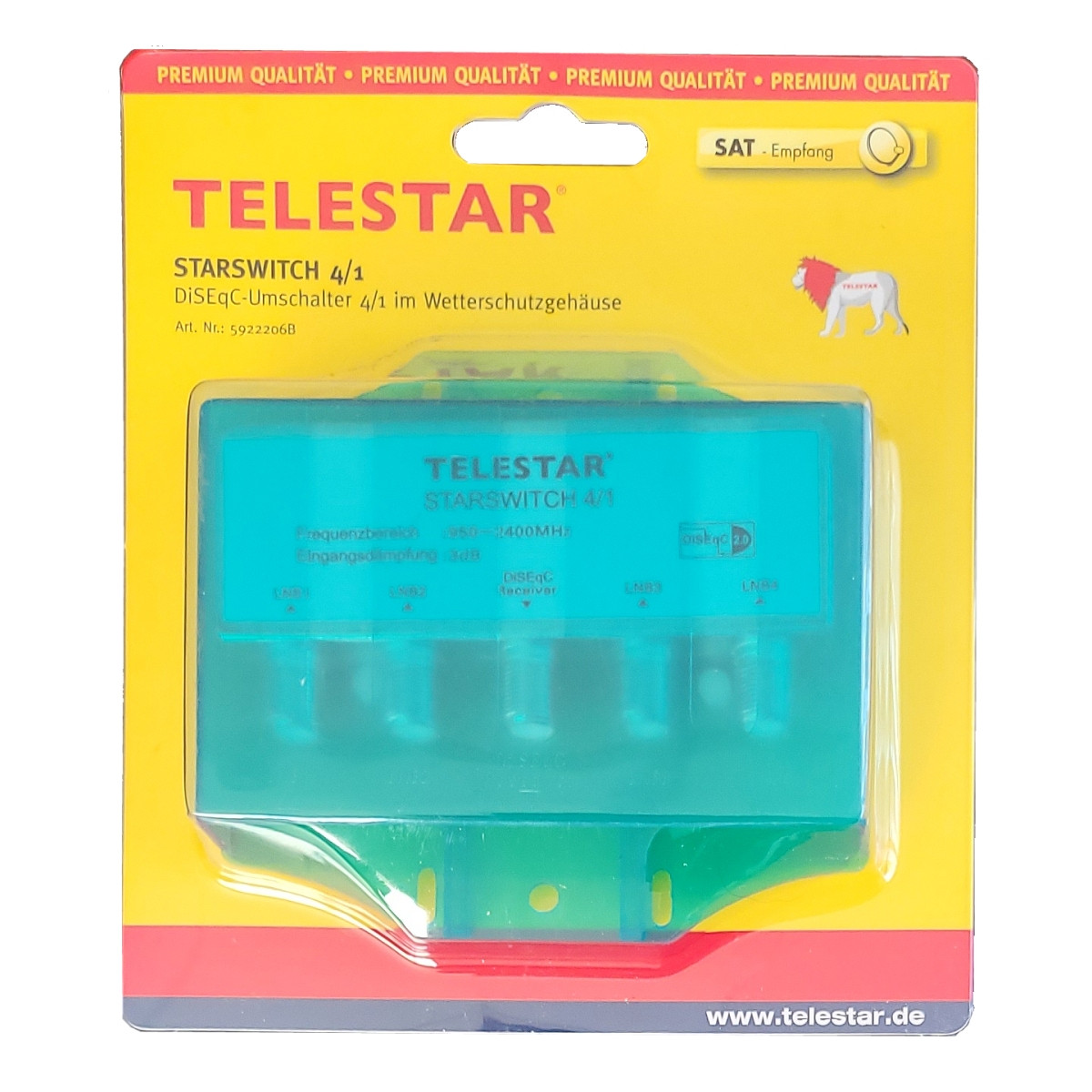 Telestar STARSWITCH Four-Way DiSEqC Switch