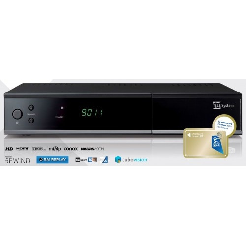 Tivusat Telesystem TS9011HD Official HD Italian Receiver and Card