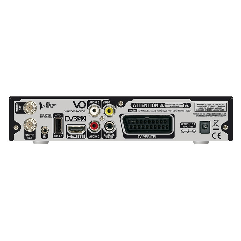 TNTSAT HD Thomson THS804 Official French Digital Receiver (No Card)