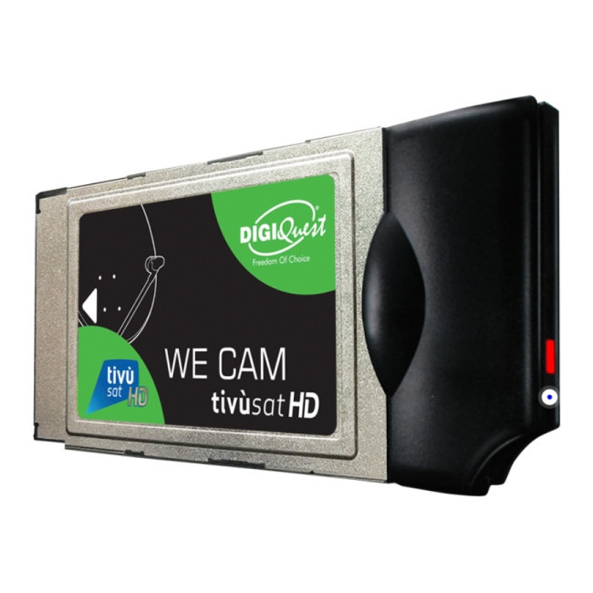 TivuSat DigiQuest Official Italian Digital HD TV WE CAM and Activated Card