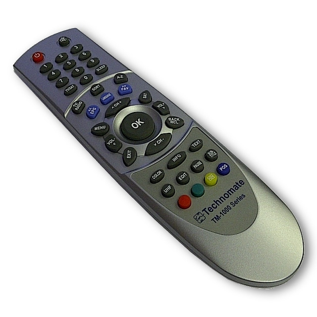 Technomate TM-1000 Series Original Remote (Silver)