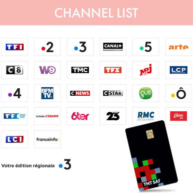 TNTSAT HD Official French Digital TV Viewing Card
