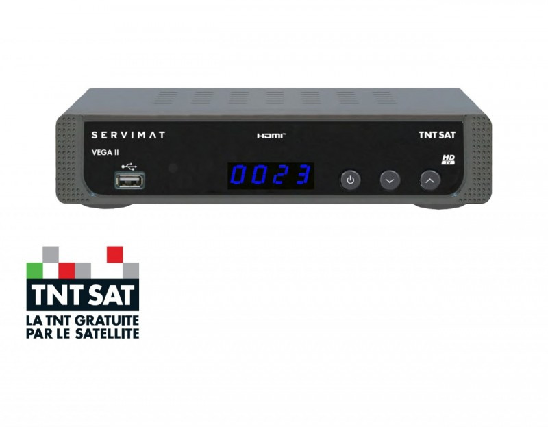 TNTSAT HD Servimat Vega II Official French Digital TV Box and Card