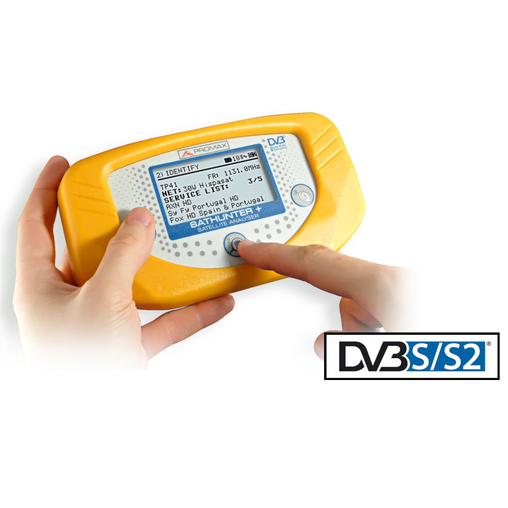 Promax Sathunter+ DVB-S/S2 Professional Satellite Signal Hunter