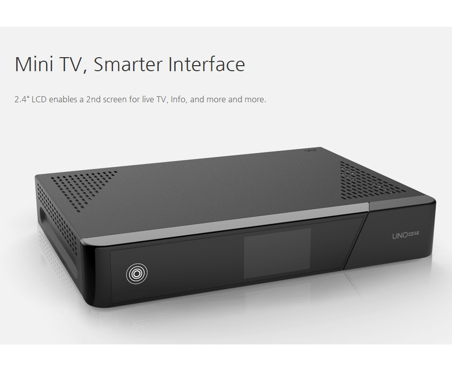 Vu+ Uno 4K SE Ultra High Definition DVB-S2 FBC Twin PVR Linux 2160p