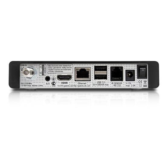 Vu+ Zero Rev 2 H265 BLACK Full HD 1080p Linux PVR Ready