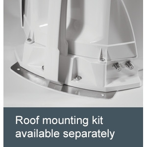 Maxview VuQube 2 White Fully Automatic Twin Output Satellite Antenna